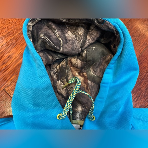 Under Armour Men’s Blue Hoodie with Camo Accents: UA Storm - Picture 9 of 12